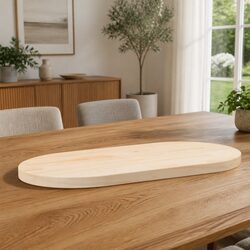 Solid Pine Wood Table Top Dimensions 90x45x2.5cm
