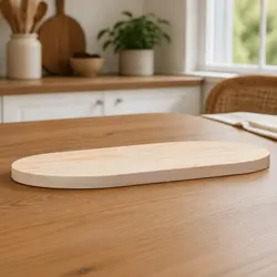 Solid Pine Wood Table Top Dimensions 90x45x2.5cm