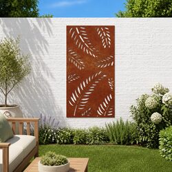 Specifications of Corten Steel Leaf Wall Art 105x55 cm