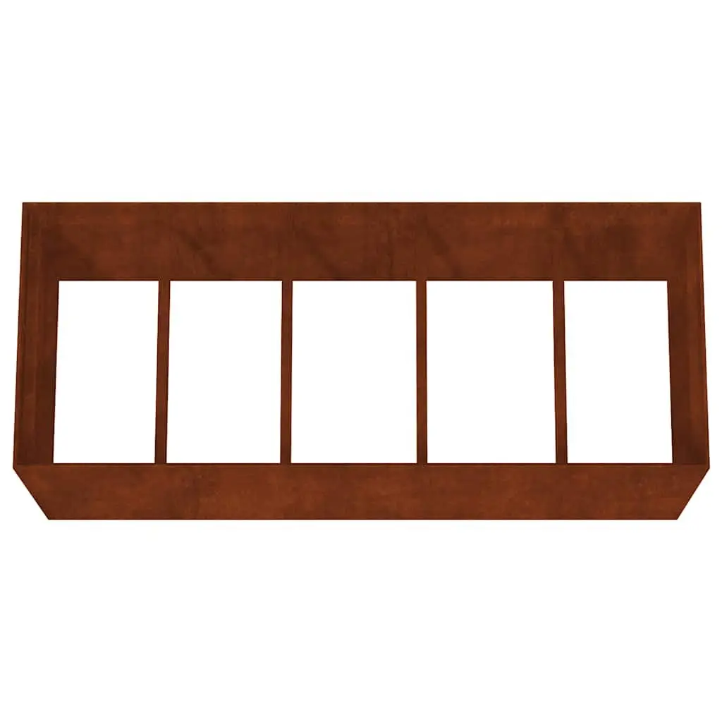 Garden Raised Bed Planter Box Outdoor 200x80x80 cm Corten Steel