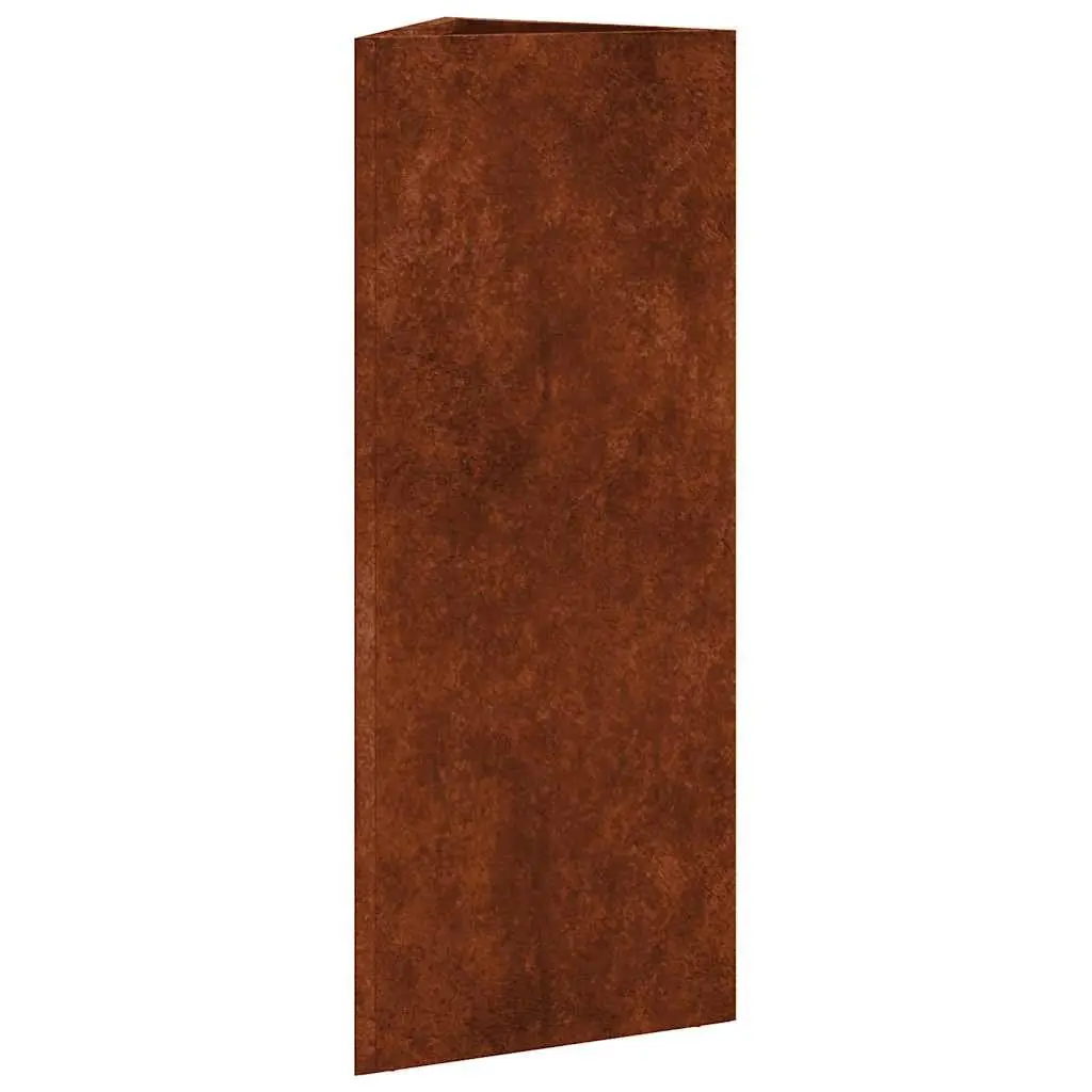 Garden Planter Box Outdoor 30x26x75cm Corten Steel Large Pots for Flowers Herbs