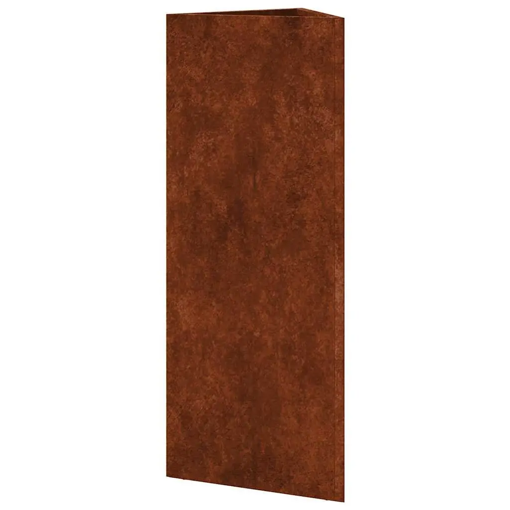 Garden Planter Box Outdoor 30x26x75cm Corten Steel Large Pots for Flowers Herbs