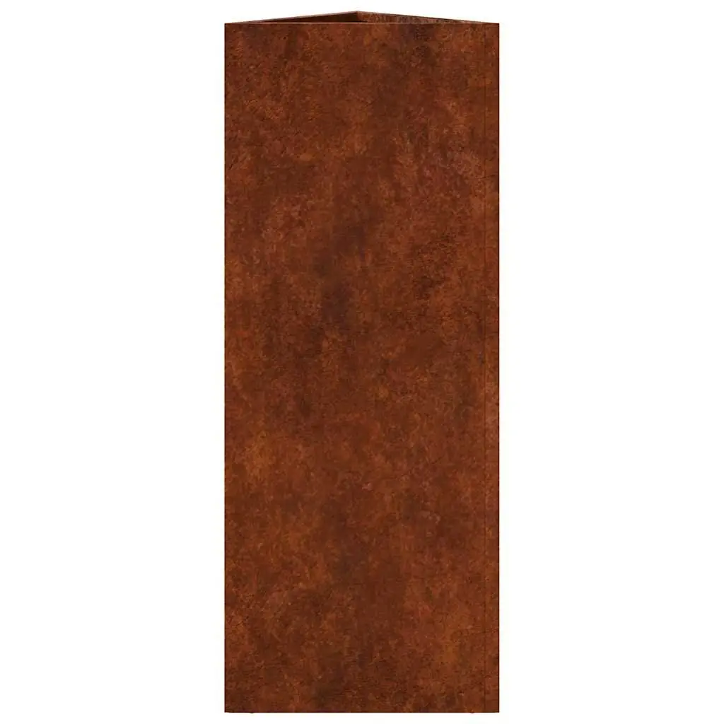 Garden Planter Box Outdoor 30x26x75cm Corten Steel Large Pots for Flowers Herbs