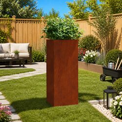 Garden Planter Box Specifications: 40x34.5x75cm Corten Steel