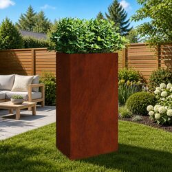 Garden Planter Box Specifications: 50x43x75cm Corten Steel