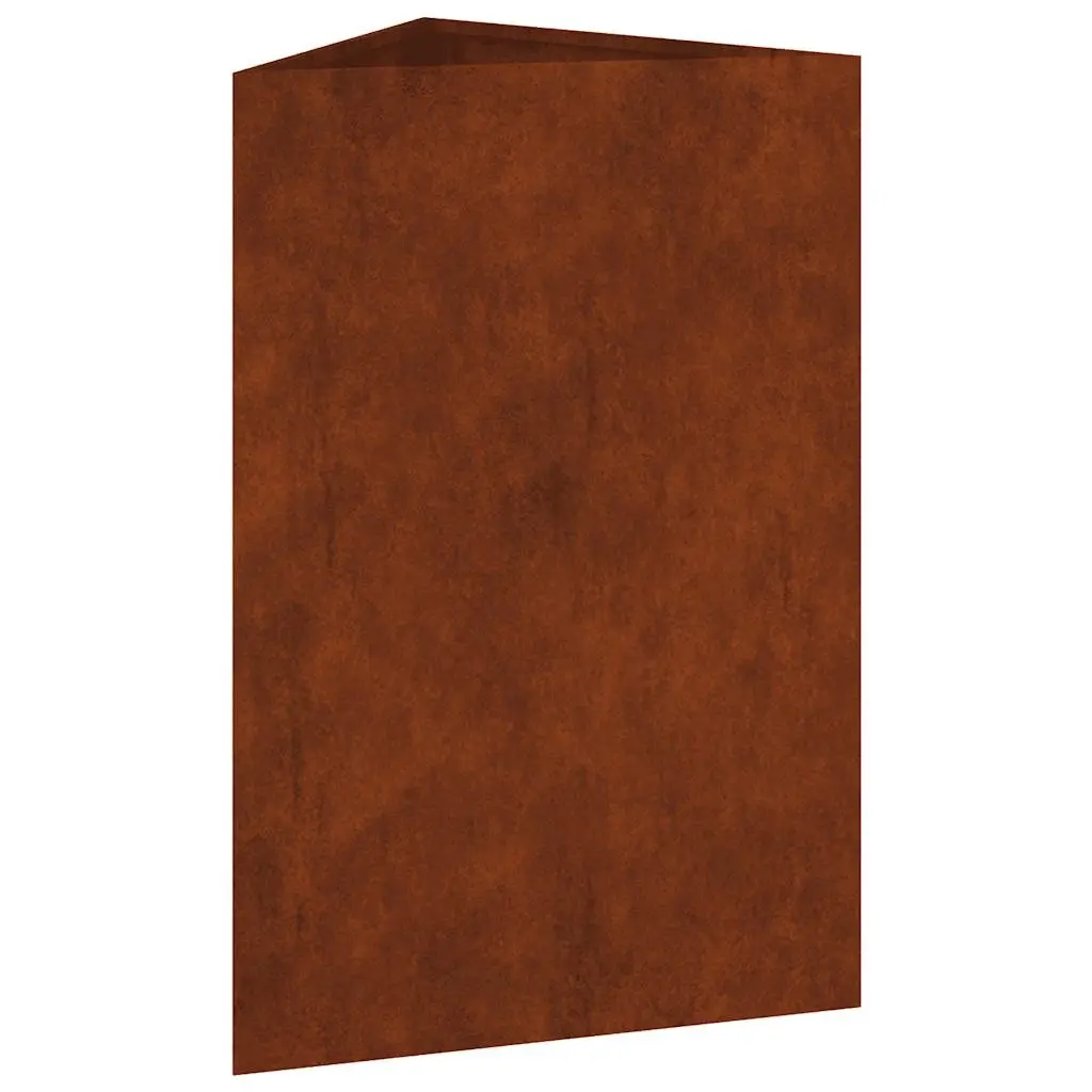 Garden Planter Box Outdoor Use 50x43x75cm Weathering Steel Corten