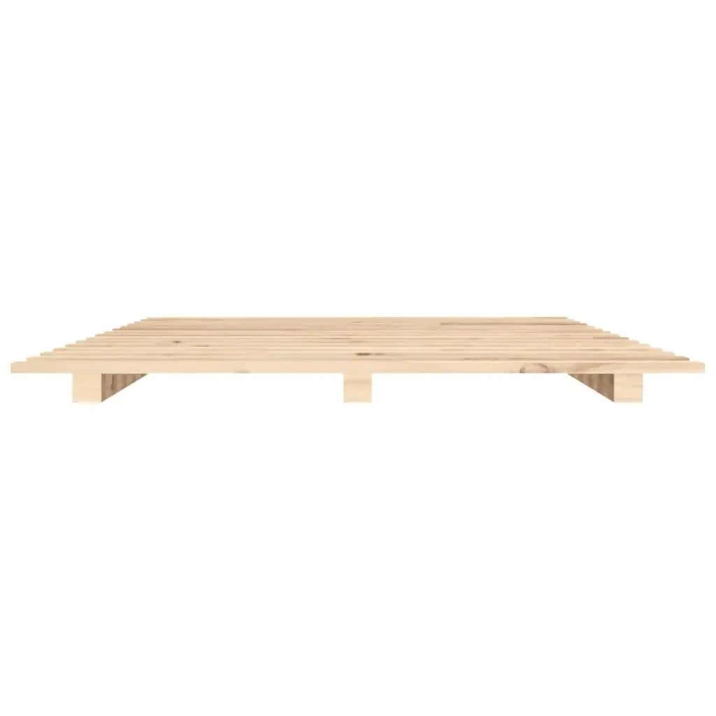 Solid Pine Bed Frame 135x190 cm
