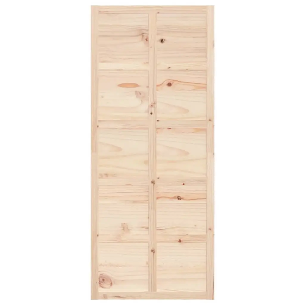 Barn Door Interior Sliding Door 90x1.8x214 cm Solid Pine Wood Space Saving