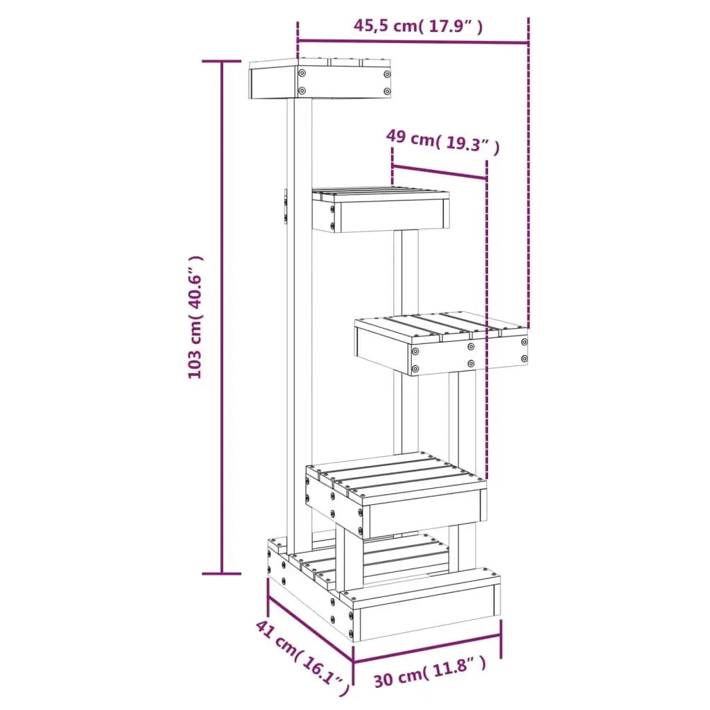 White Multi-Level Cat Tree
