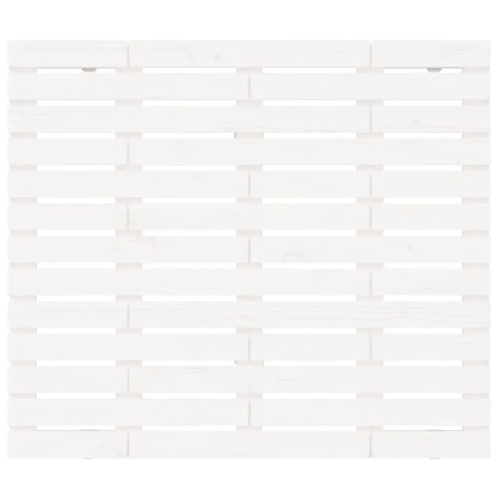 Wall Headboard Bedroom 141cm White Solid Pine Wood