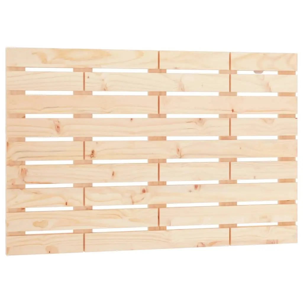 Wall Headboard Bedroom 96 cm Solid Pine Wood Brown