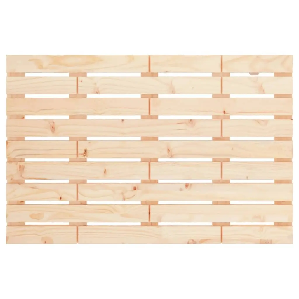 Wall Headboard Bedroom 96 cm Solid Pine Wood Brown