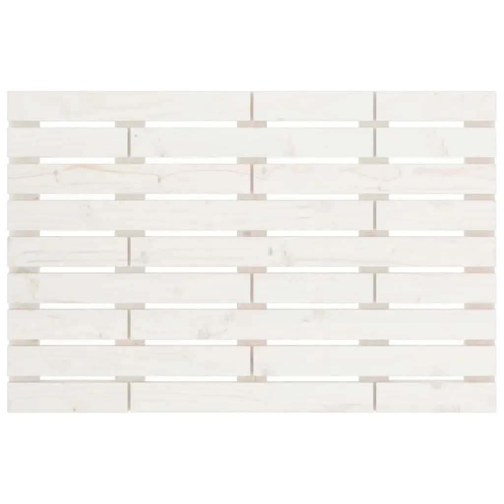 96cm White Solid Pine Wall Headboard