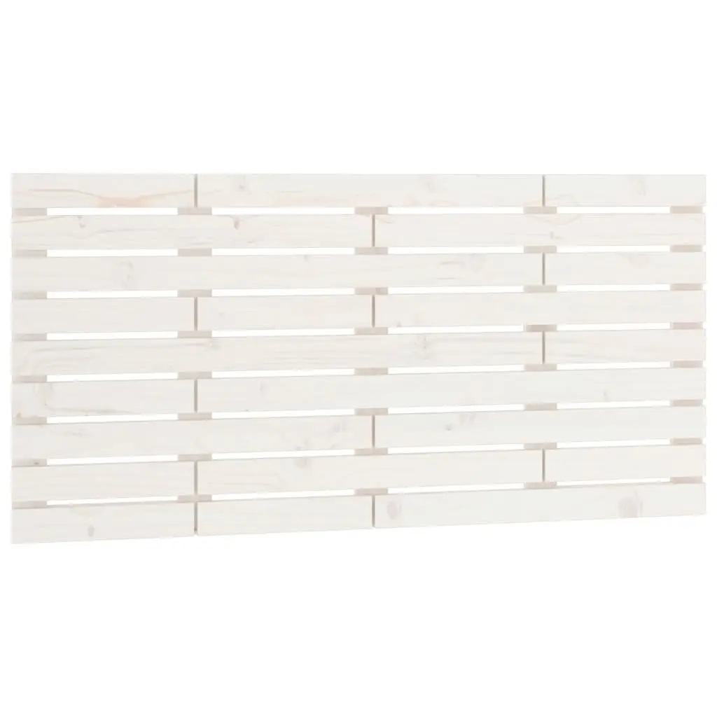 Wall-Mounted White Headboard 156cm