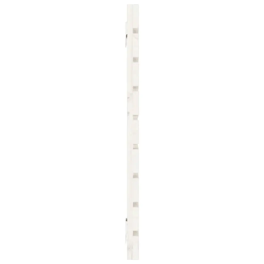 Wall-Mounted White Headboard 156cm
