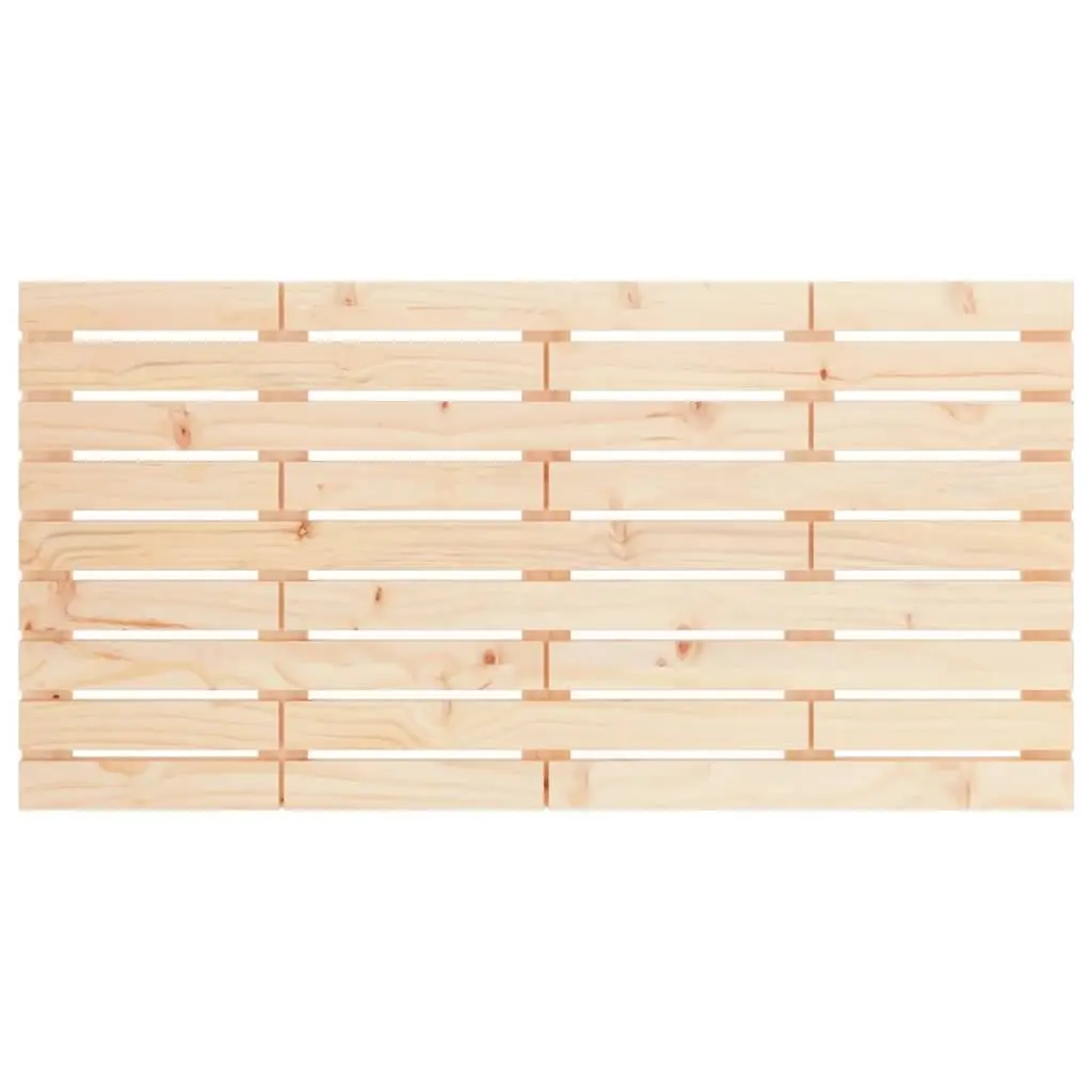 Wall Headboard Bedroom 141 cm Solid Wood Pine Brown