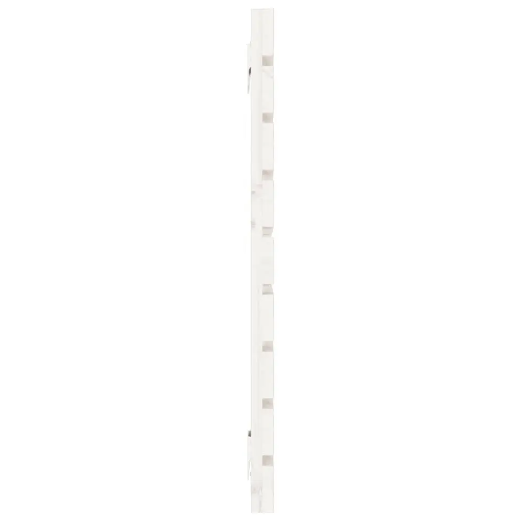 Wall Headboard Bedroom 141cm White Solid Pine Wood