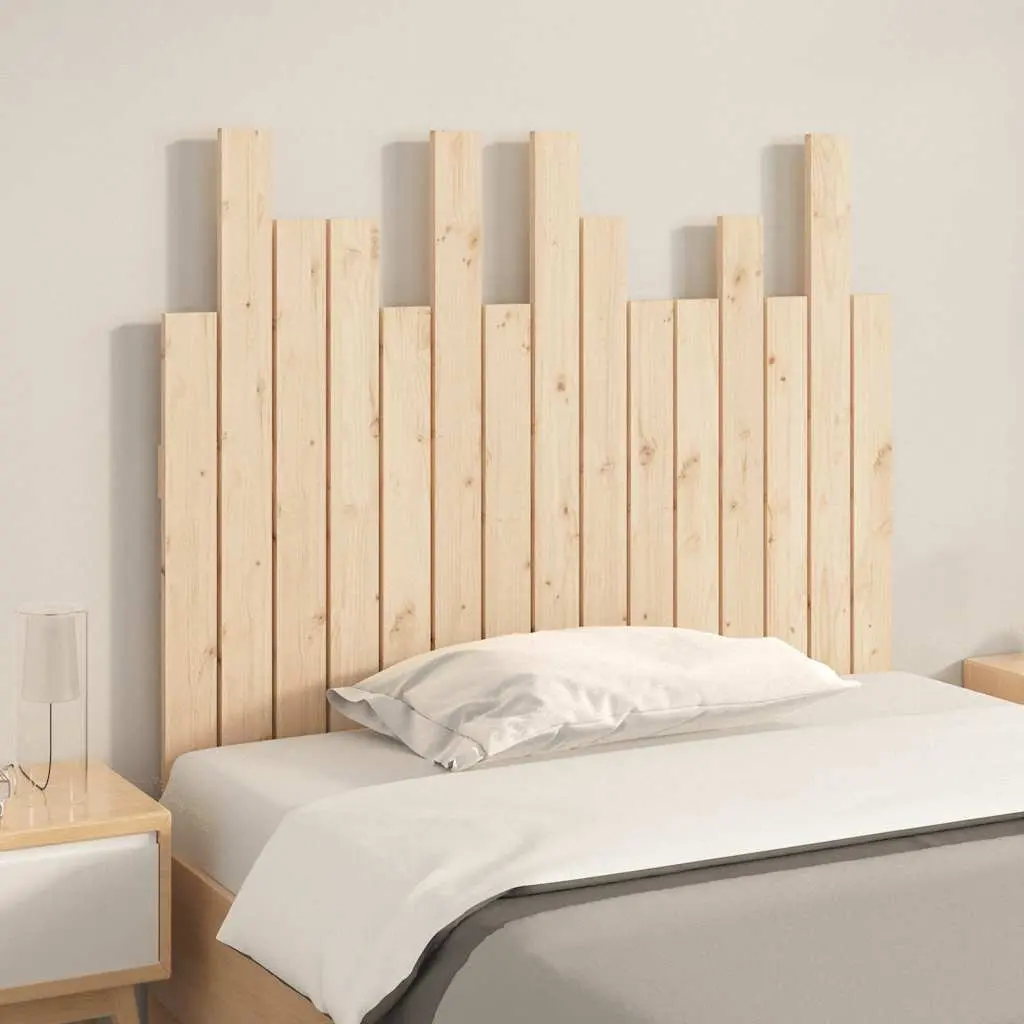 95.5cm Wooden Wall Headboard with Solid Pine Construction