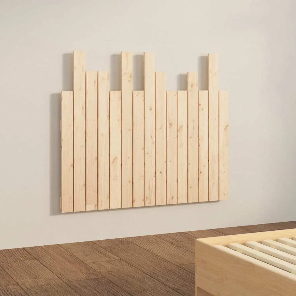 95.5cm Wooden Wall Headboard with Solid Pine Construction