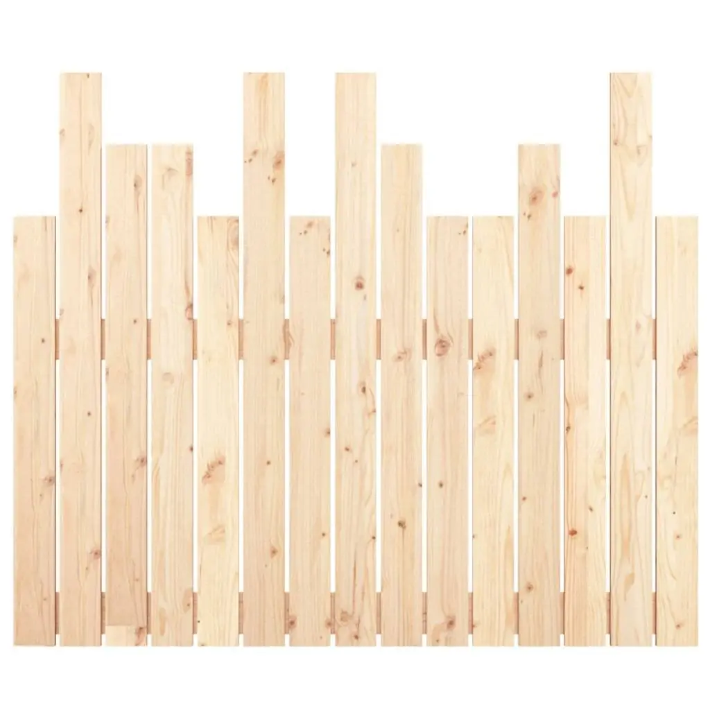 95.5cm Wooden Wall Headboard with Solid Pine Construction