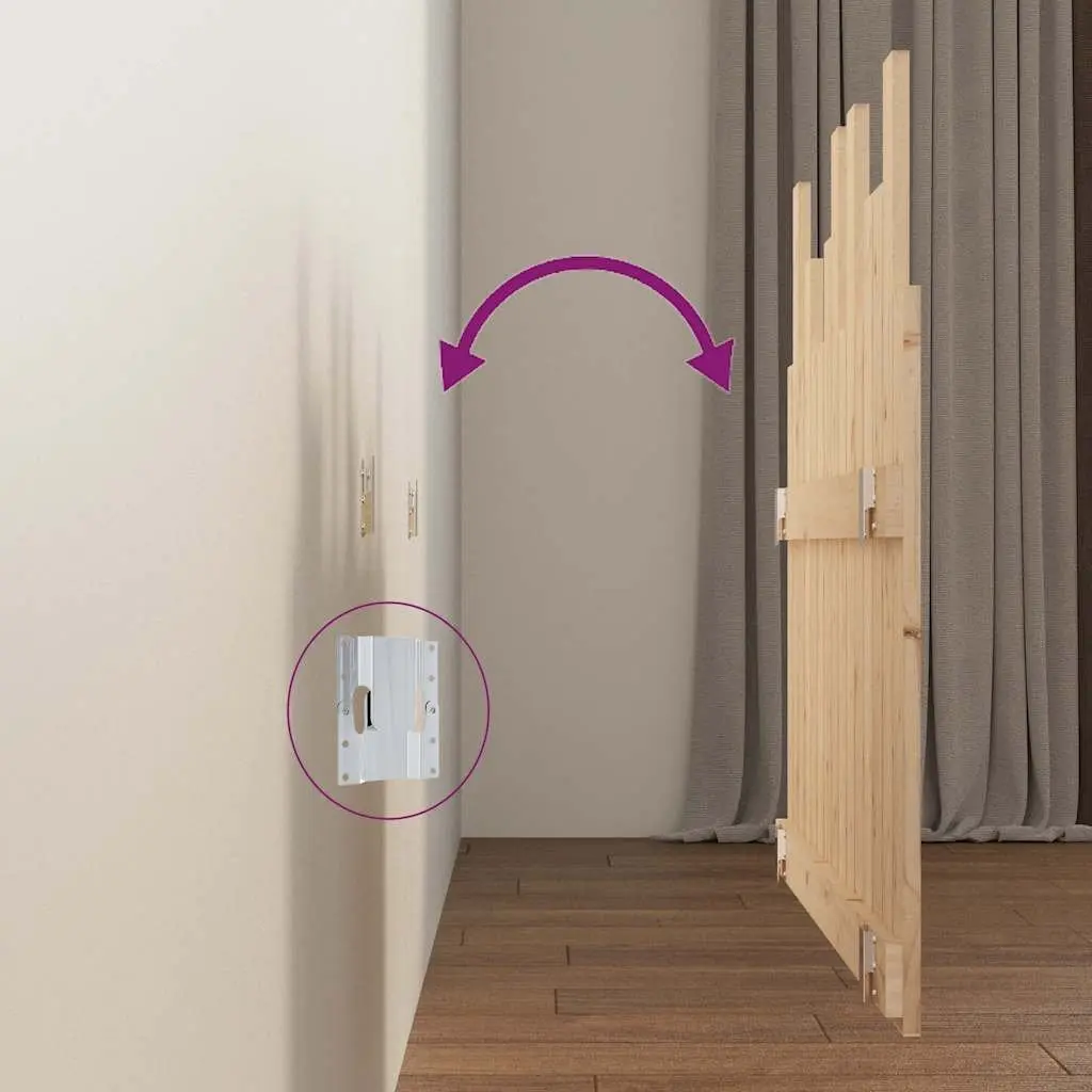95.5cm Wooden Wall Headboard with Solid Pine Construction