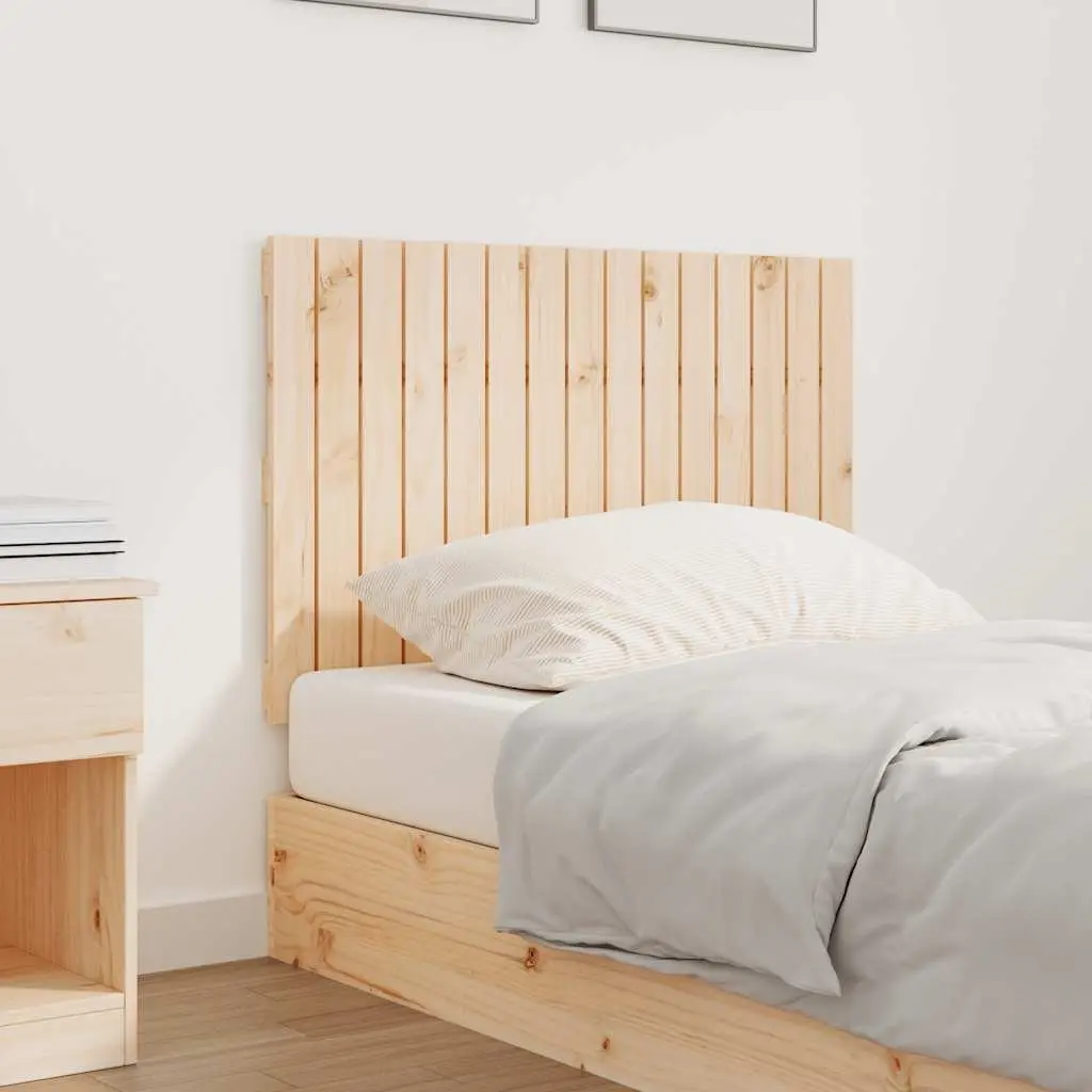 95.5 cm Wall-Mounted Headboard of Solid Pine Wood