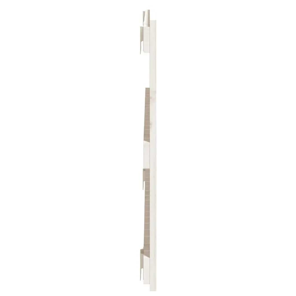 Wall Mounted Headboard White 95.5cm Solid Pine Wood Bedroom Furniture