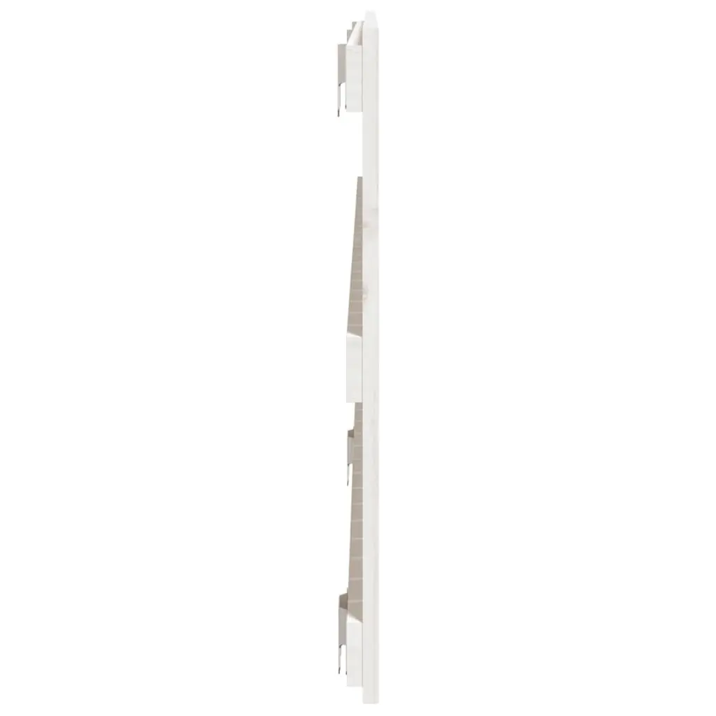 Wall Headboard White 140cm Solid Wood Pine Bedroom