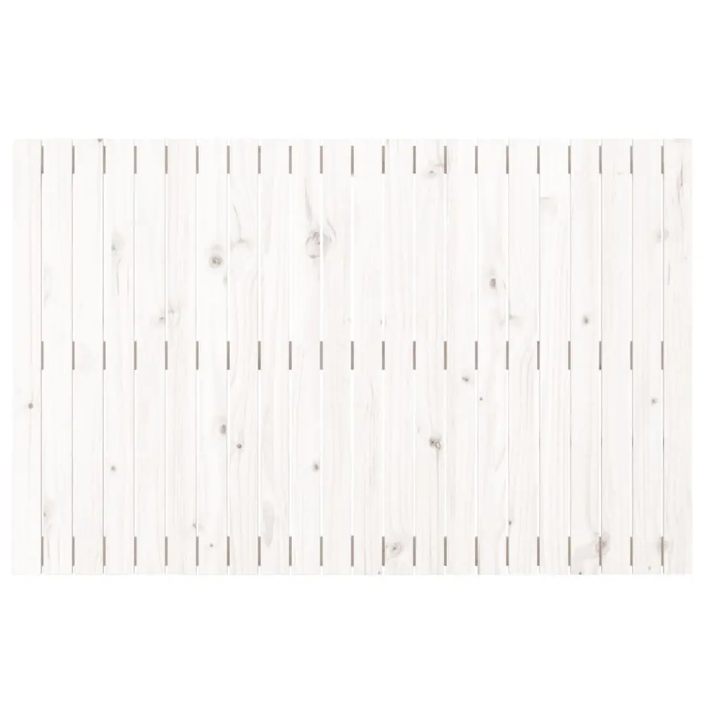 White Wall Headboard 140cm Pine