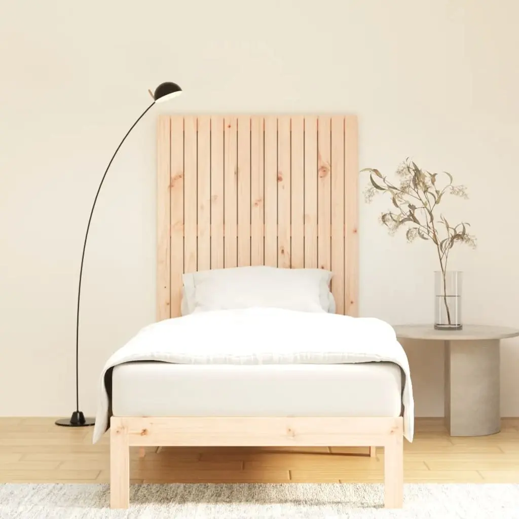 95.5cm Wall-Mounted Headboard in Solid Pine Wood