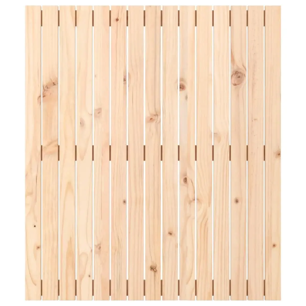 95.5cm Wall-Mounted Headboard in Solid Pine Wood