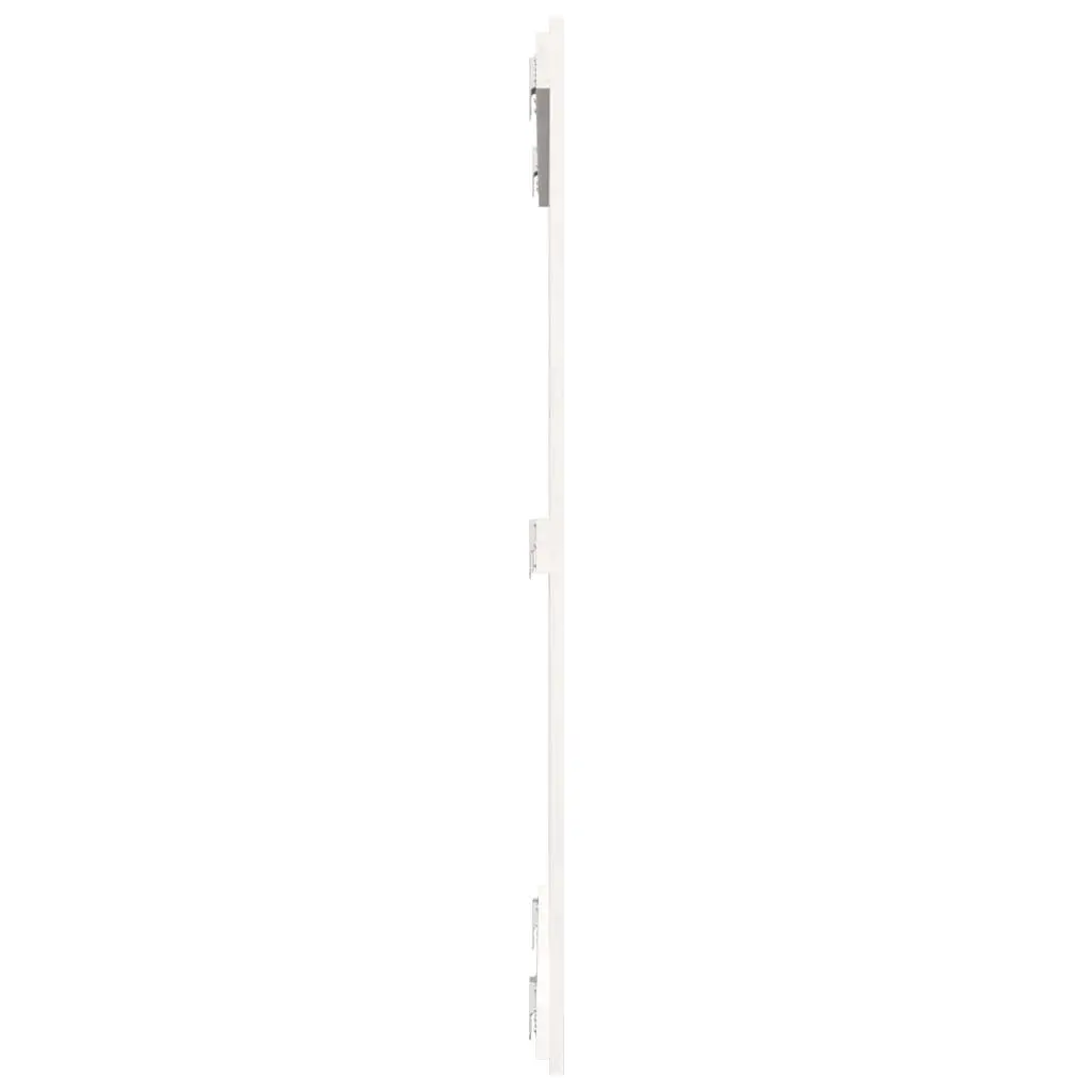 Wall Mounted Headboard Bedroom 95.5cm White Solid Pine Wood