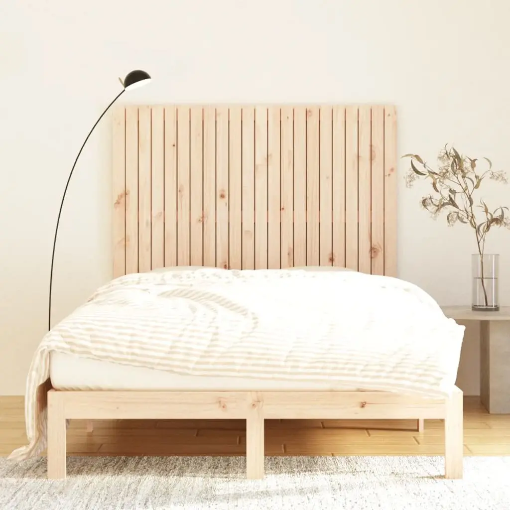 Wall Headboard Bedroom 140 cm Solid Pine Wood Back Support