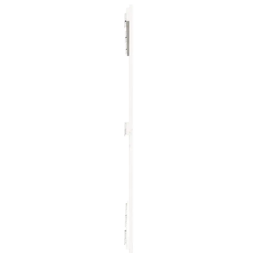 White Wall Headboard 140cm Pine Wood