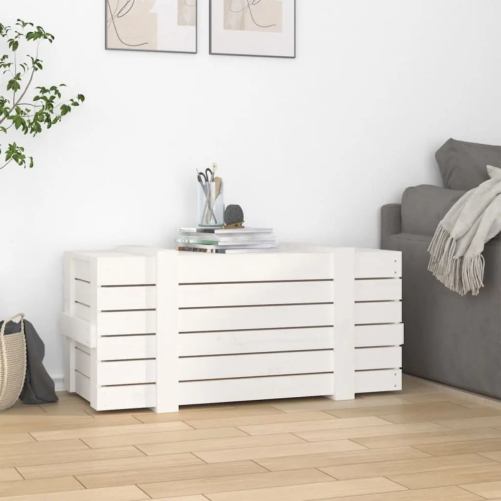 Solid Wood Pine Storage Box