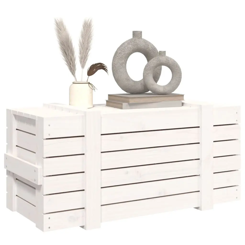Solid Wood Pine Storage Box