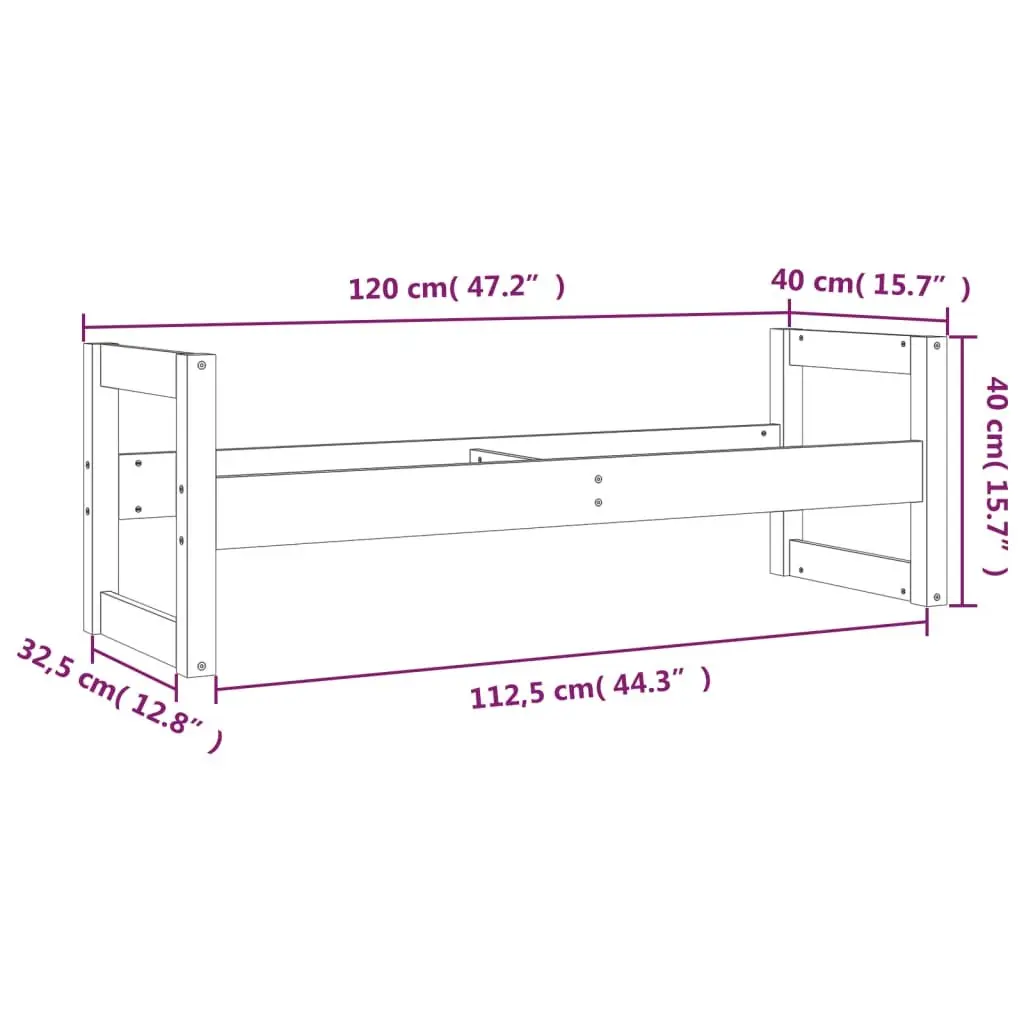 Tire Rack Storage Shelf Garage Workshop Solid Wood 120x40x40cm