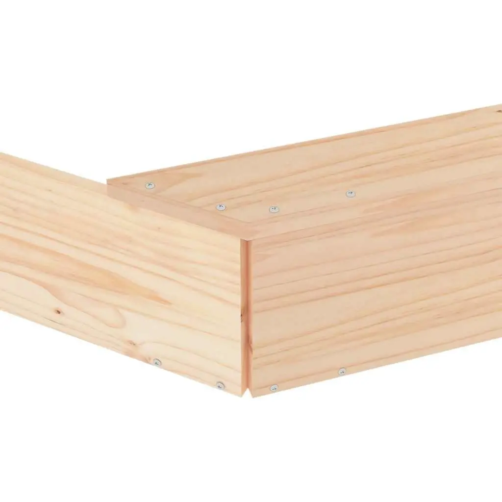Octagon Wooden Sandbox for Outdoor Play with Seats