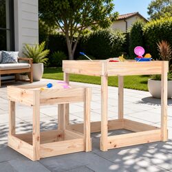 Specifications of Wooden Sand Tables - 2 pcs Pine Wood