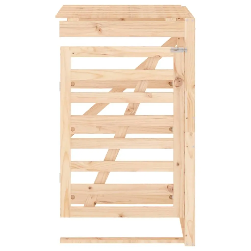 Wheelie Bin Storage Extension in Solid Pine