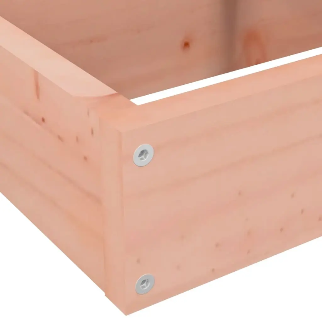 4-Tier Wooden Garden Planter L-Shape Outdoor Raised Bed