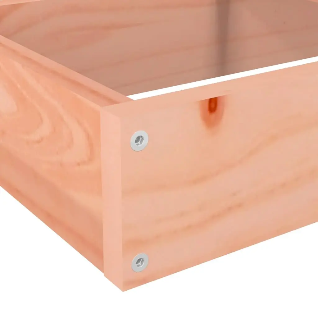 4-Tier Wooden Garden Planter L-Shaped Outdoor Raised Bed for Balconies Decks Terraces Patios