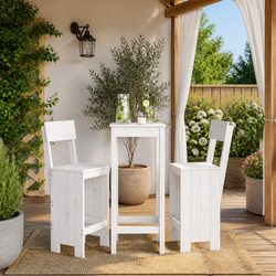 Wooden Bar Stools 2-Piece Set: Specs and Details