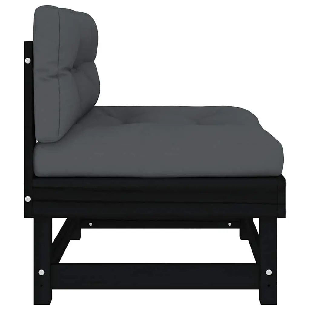 Outdoor Middle Sofa with Cushions