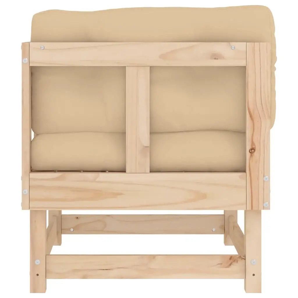 Corner Sectional Sofa with Cushions for Outdoor Garden Patio 2 Piece