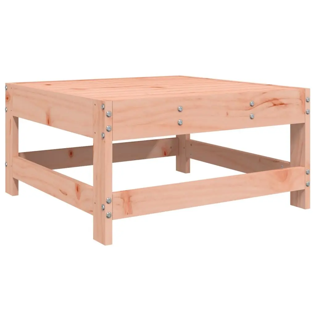 Garden Footstool Solid Wood Slatted Design Outdoor Patio Terrace Relaxation
