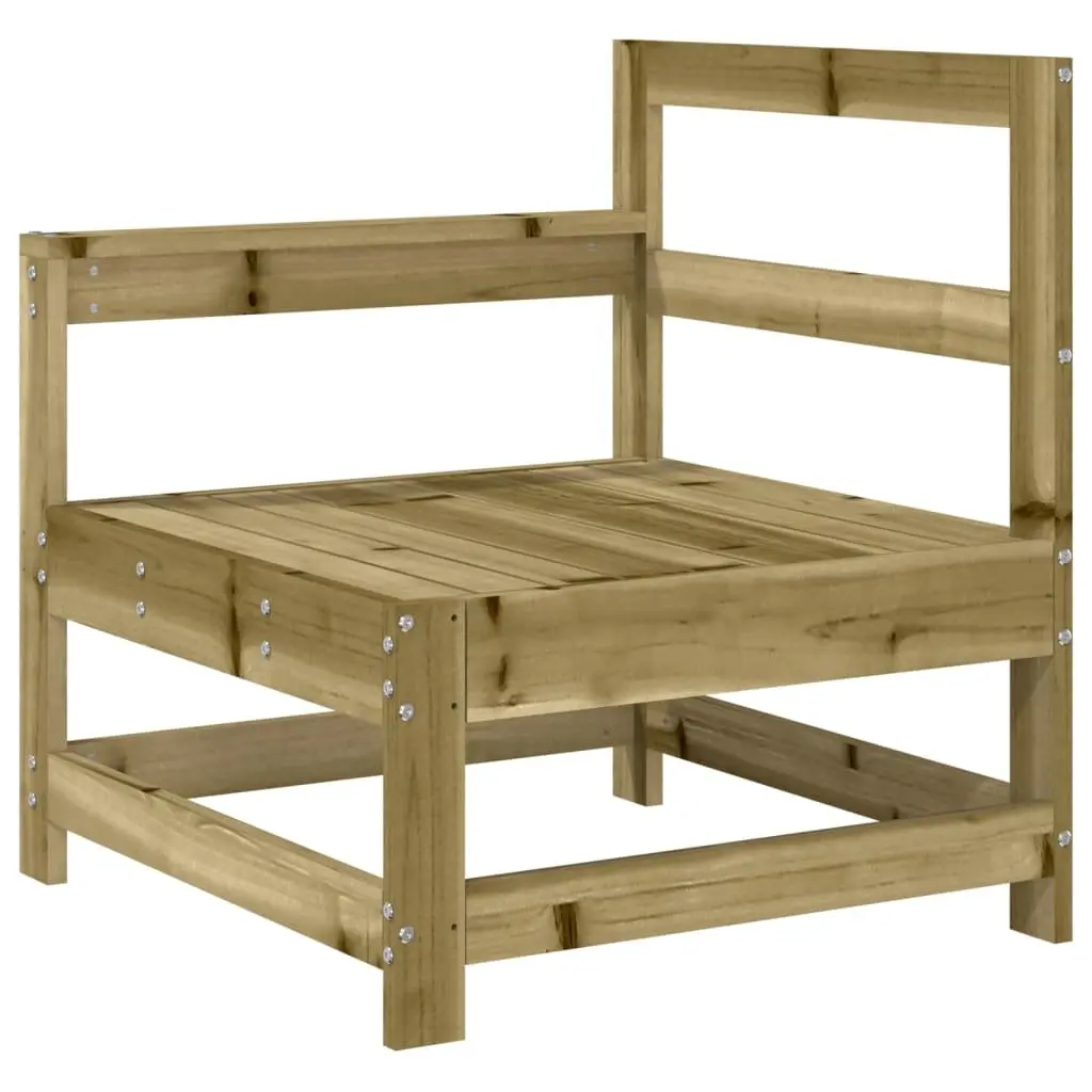 Outdoor Sectional Sofa Garden Lounge Set 3 Piece Impregnated Pine Slatted