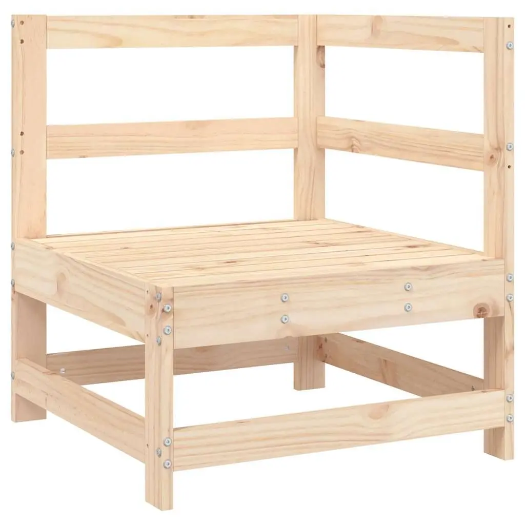 Solid Wood Pine Outdoor Corner Sofa