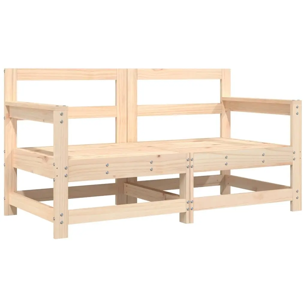 Garden Chairs 2 pcs Outdoor Seating Patio Furniture Wooden with Cushions
