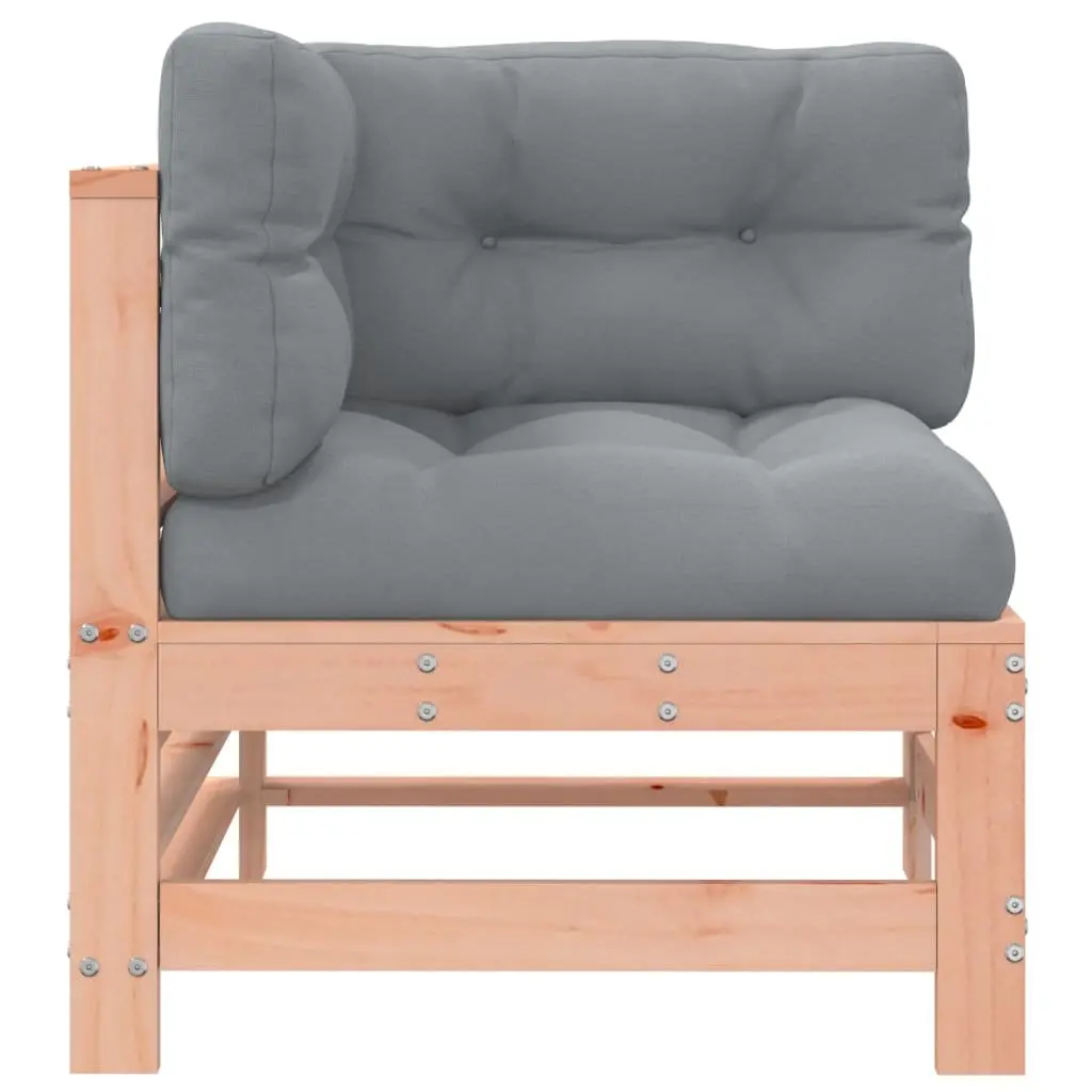 Corner Sectional Sofa with Cushions Outdoor Garden Patio Seating 2 pcs Set